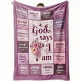 thumbnail image 2 of Christian Gift for Women-Soft Blanket with Bible Verses-Inspirational Gift for Ladies, Religious Gift for Women, Spiritual Gift, 2 of 9
