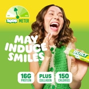 BUILT Bar Sour Puff Protein Bars, Green Apple Crush, Gluten Free, Sour Candy Snacks - 12ct