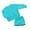 Sky Blue, variant on Krdevn Boys Girls 2 Pcs Pullover Sweat Suit Unisex Kids Long Sleeve Hoody Tops Elastic Waist Shorts Pockets Set,Kids Clothing,12-24 Months