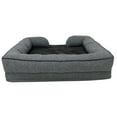 thumbnail image 5 of Pet Spaces 36inch Large Dog Bed – gray, 5 of 5