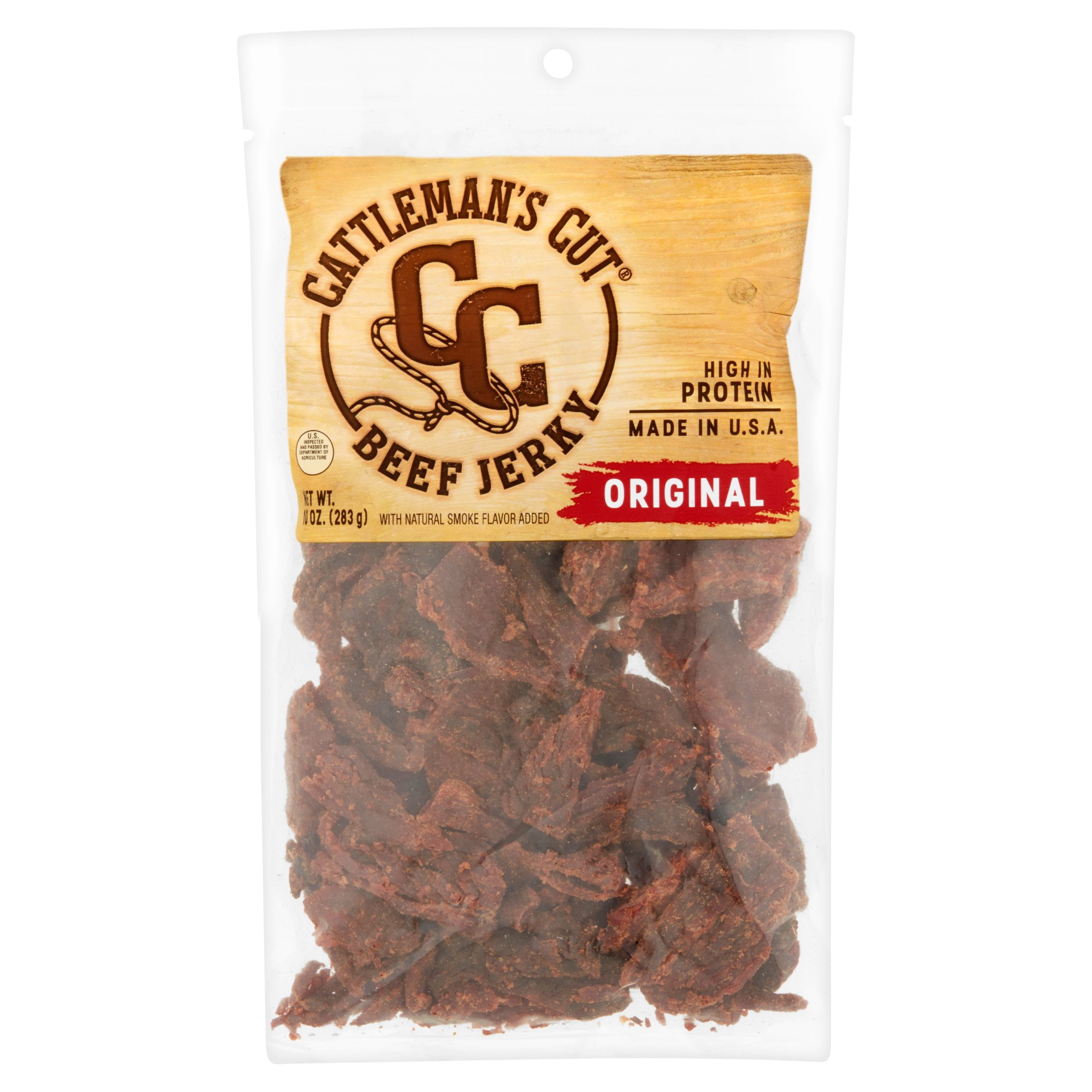 Cattleman's Cut Original Beef Jerky, 10 oz by Oberto Brands