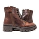thumbnail image 2 of Bota Combat De Piel Café Para Mujer., 2 of 4