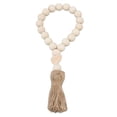 thumbnail image 3 of Wood Beads Garland, Hand Made Wooden Bead String Beautiful  For Boho, 3 of 8
