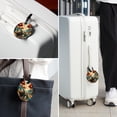 thumbnail image 6 of Elephant 2pcs PU Leather Round Bag Tags with Privacy Cover and Name ID Tag - Suitcase Tags for Travel Luggage, Handbags, Backpacks, School Bags, 6 of 6