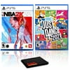 NBA 2K22 and Just Dance 2021 - Two Games for PlayStation 5