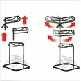 thumbnail image 2 of Heavy Duty Three Tier Rotatable Saddle Rack Stand H68.5 x W30 x D30., 2 of 3