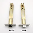 thumbnail image 4 of Langgg Lock Latch Three-pole Ball Tongue Extend And Door Locking System Zinc Alloy Bathroom Lock Cylinder black, 4 of 6