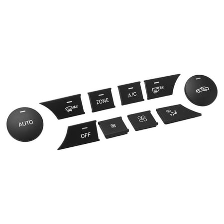 Rupoun Premium Matte Air Condition Button Replacement Air Volume Adjustment Switch Compatible with W204 2011-2013 and CLS 2011-2017 Models Durable ABS Auto Parts 4.72 inches / 12 cm