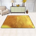 thumbnail image 2 of SKYSONIC Golden Luxurious Shining Non-Slip Area Rug, Floor Carpet Comfort Floor Mats Decor for Indoor Front Porch Living Room Bedroom Kitchen, 36"x24", 2 of 5