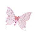 thumbnail image 4 of Ailes de Papillon pour Filles Ailes Fairy pour Fêtes à Thème de Carnaval Jeu de Rôle Rose, 4 of 10
