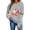Gray sweatshirt for women #6, variant on DeeHomeMo Plaid Pumpkin Floral Leaf Graphic Women Pullover Sweatshirt Wide Round Neck Long Sleeve Regular Fit Bow Applique On Sleeves For Fall Daily Casual Outing Black,XL