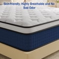 thumbnail image 3 of Dealnight 12" Full Size Firm Hybrid Mattress in-a-box, Cooling Gel & Independent Spring, CertiPUR-US Certified, 10-Year Warranty, All Sleep Positions & Pets, 3 of 7