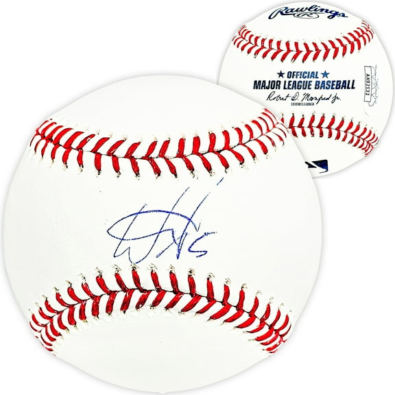 Wander Franco Autographed Official MLB Baseball Tampa Bay Rays JSA 215879