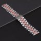 thumbnail image 1 of Adecuado para Fitbit versa3/Sense correa de reloj de metal de acero inoxidable de tres cuentas pulsera deportiva hebilla de tirachinas correa de acero, 1 of 2