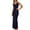 #0361-Dark Blue, variant on Women's Maxi Dresses Round Neck Sleeveless Knit Dresses Casual Daily Style Lightweight Breathable Bodycon Slim Fit Dresses