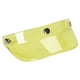 thumbnail image 2 of Visera para motocicleta, 3 pulgadas, universal, vintage, reemplazo directo de repuesto amarillo claro, 2 of 4