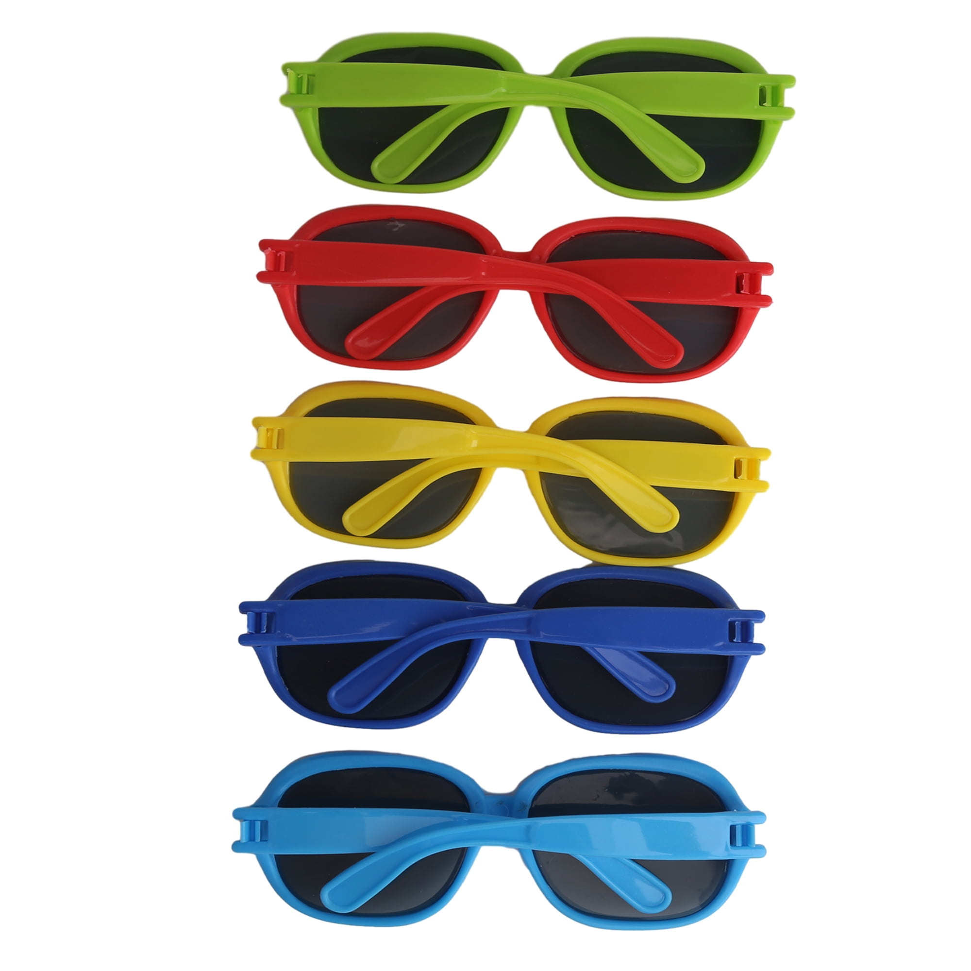 5 Novelty Sun Glasses, Way to Celebrate Party Favors, Plastic, Assorted Colors, 5 Ct.