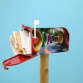 thumbnail image 4 of Kdxio Magnetic Mailbox Cover 25.5x21 in Mailbox Cover Outdoor Decoration Holiday Mailbox Covers for Home Garden Yard-25.5x21 in, 4 of 5
