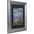 thumbnail image 2 of Trademark Fine Art "Water Lilies IV 1840-1926" Canvas Art by Claude Monet Black Matte, Silver Frame, 2 of 2
