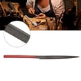 thumbnail image 1 of Needle Diamond Needle File Ring Jewelry Shaping Carving Repair Tool with Red HandleSemicircle Shape, 1 of 7