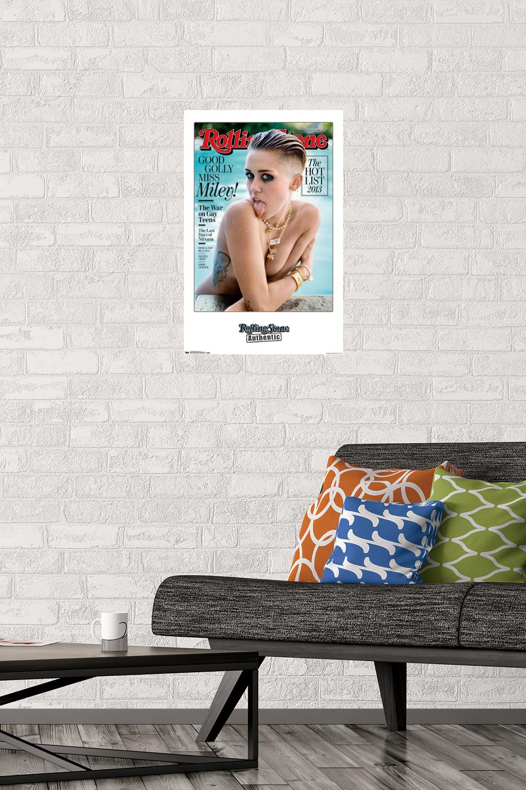 Rolling Stone Magazine - Miley Cyrus 13 Wall Poster, 14.725" x 22.375"