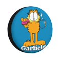 thumbnail image 1 of Cute Cartoon Garfield Spare Tire Cover Wheel Protectors For Trailer Rv Suv Truck Camper Travel Fits For Tire Diameter 17 Inch, 1 of 6