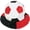 Egypt, variant on Jiibva Germany Football Fans Hat Novelty Flag Pattern Hat Funny Cheer Accessories for Football Party Celebration Accessories