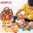 thumbnail image 1 of Jouets Assemblés pour Enfants Modélisation Variée Fait Main Garçons 203 Pcs, 1 of 10