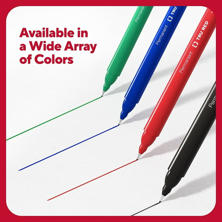 ProMax Ultra Fine 0.5 Signature Pen, Red Ink, 3 Pack