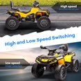 thumbnail image 3 of EastVita 2 Seater Ride On Car,24V Licensed Can-Am Electric ATV Car for Kids, 4 Wheeler Electric Toy Car with Bluetooth,Led,Leather Seaters,5 Mph Max Speed, 3 of 6