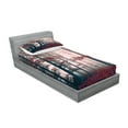thumbnail image 2 of Ambesonne Forest Fitted Sheet & Pillow Sham Set, Autumn Fall Nature Woods, Twinxl, Brown Grey and Red, 2 of 2