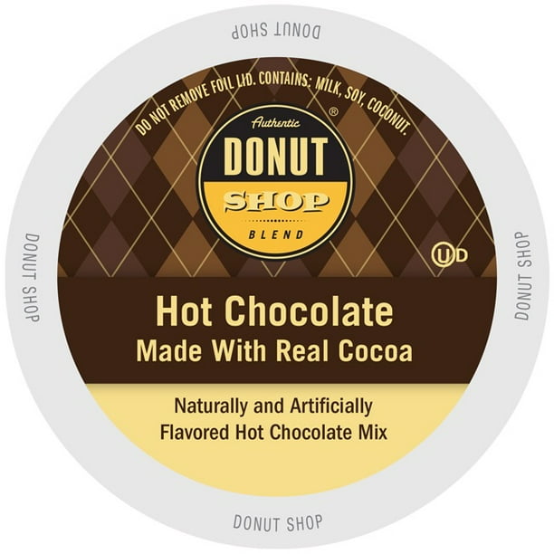 Authentic Donut Shop Hot Chocolate, Single Serve Cup Portion Pack for ...