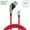 Red, variant on Universal Fast Charge 6Ft 2.4Amp Angled Fabric Type-C USB Cable