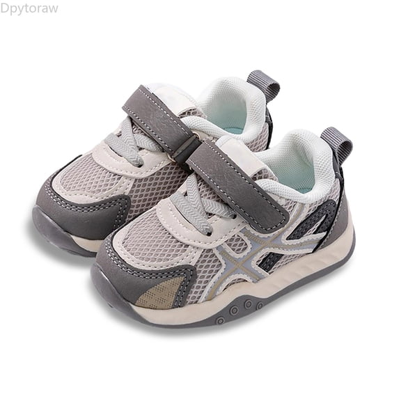Dpytoraw Breathable Mesh Infant Sneakers For Toddlers First Walking Steps Lightweight Flexible Sole Support Medium Width Boys Girls Play Lightweight Infant Shoes Size 5.5