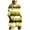 Yellow, variant on Summer Rompers for Women 2025 Casual Printed Short Sleeves Oversized Round Neck Workout Athletic Backless Loose Overalls Flowy Romper Jumpers Outfits