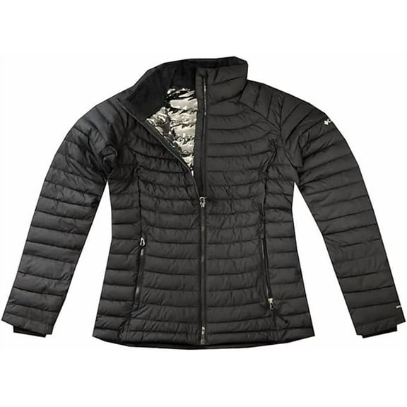 Columbia Women's White Out ll Omni Heat Jacket Puffer (L, Black)