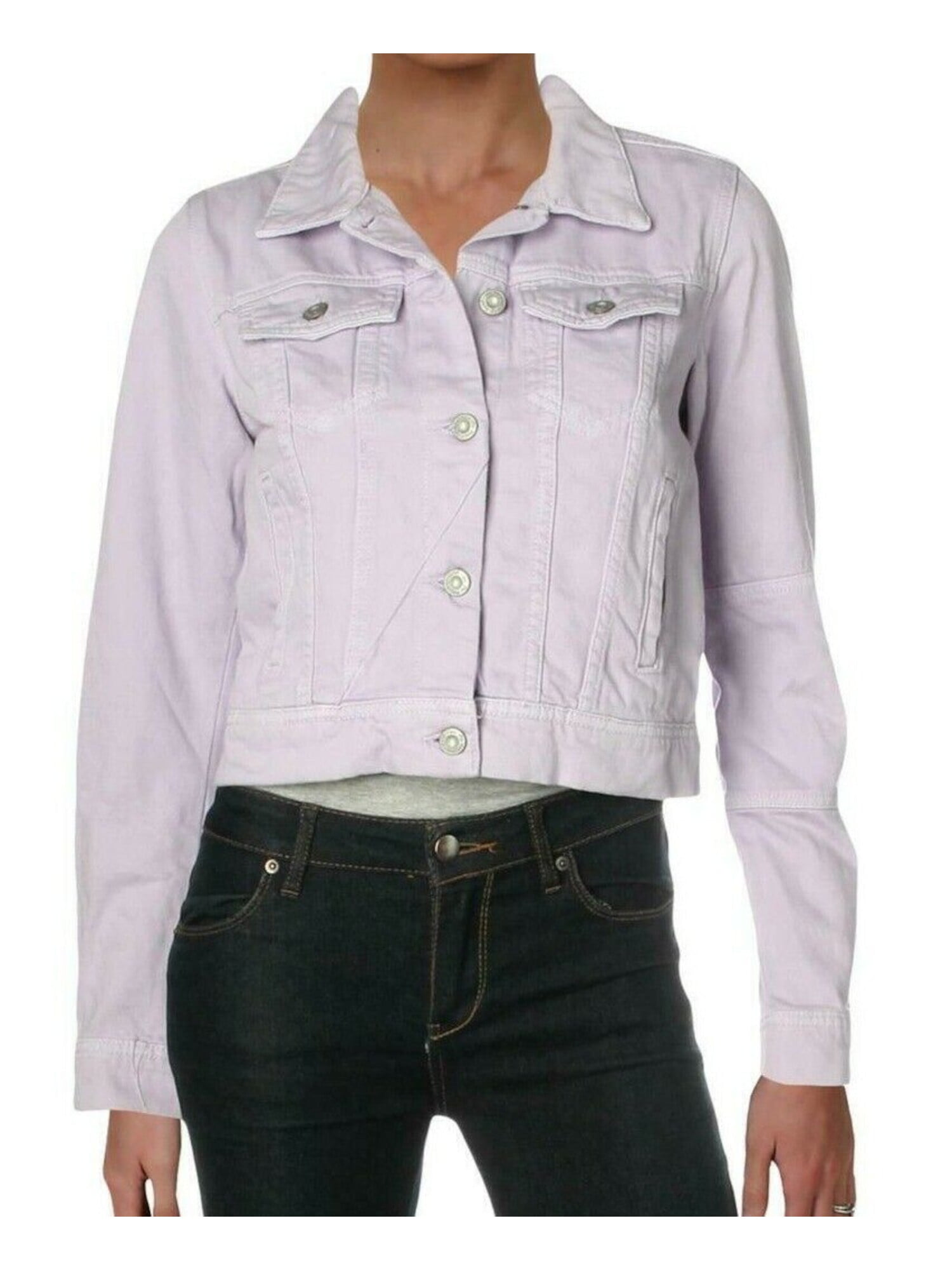 light purple denim jacket