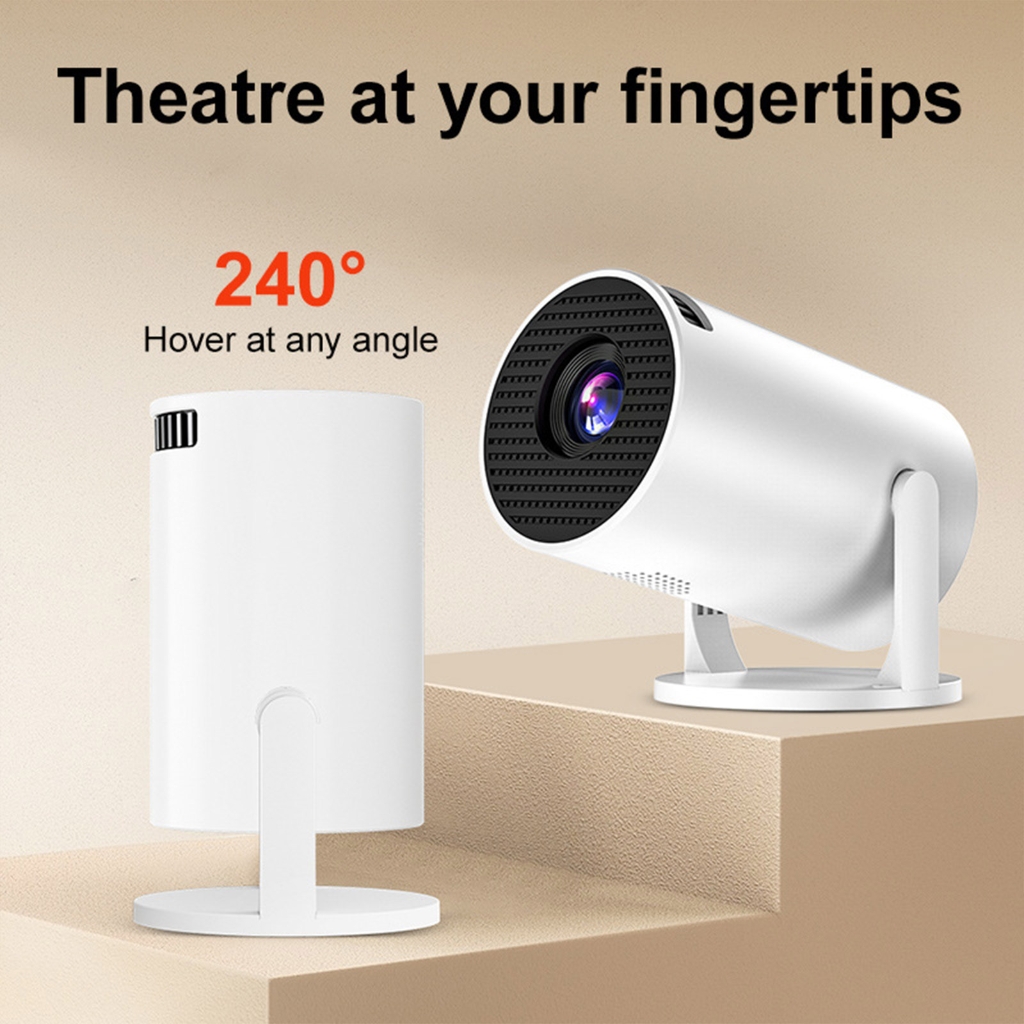 Yammee Portable Streaming Projector With USB C Fast Charging Highly Definition Display Wireless Screen Presentation