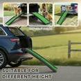 thumbnail image 4 of PawHut 61 Inches Folding Dog Ramp for Car, Truck, SUV, Portable Pet Ramp with Non Slip Grass Surface, Raised Side Rails, 4 of 9