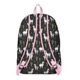 thumbnail image 2 of Llama Face Backpack – Cute Cartoon Alpaca Pattern Bookbag with Funny Kawaii Design for School and Travel, 2 of 4