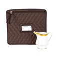 thumbnail image 2 of 6 Pieces of Fine China Dinnerware Accessory Storage Set - Brown, Microfiber, 2 of 3