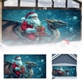 thumbnail image 2 of Santa Riding Classic Lighting Holiday Party Banner Outdoor Christmas Background Cloth for Merry Festive Event Decoration, 2 of 6