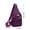 🔥 Purple_Base#6359, variant on Travel Chest Sling Bag for Women | Large Capacity Waterproof Crossbody Backpack | Antitheft Pocket, USB Charging, Breathable Fabric | Hiking, Cycling, Outdoor | 30x17x16cm, 1pc