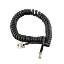 Telephone Handset Cord 1.2ft Spiral Coiled RJ9 4P4C Phone landline Jack Cords