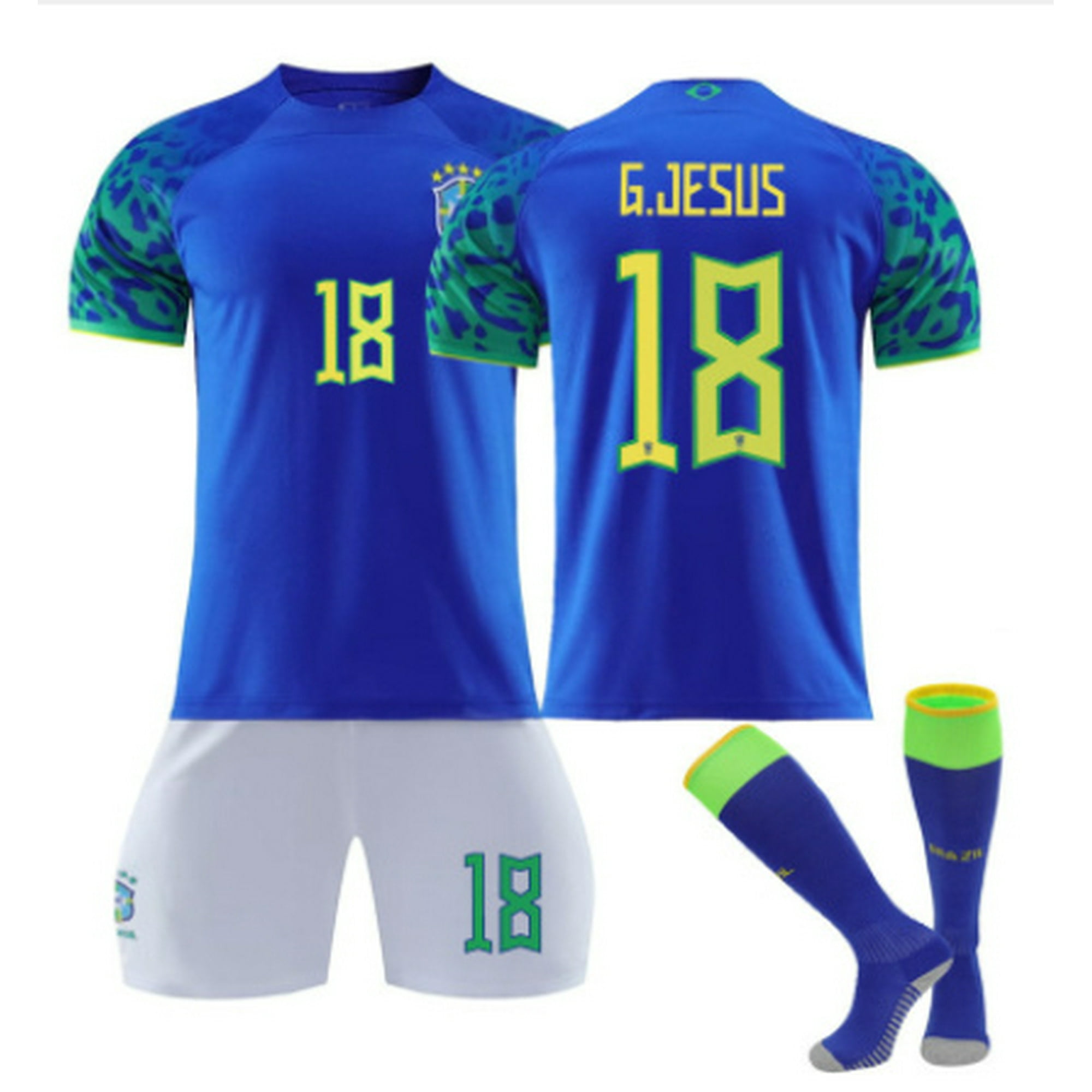 2023 New Children's Football Team Jersey suit 18# P