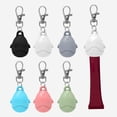 thumbnail image 2 of Silicone Cartoon Lip Gloss Keychain Cap Portable Cosmetic Accessory For Women Fashion Key Holder, 2 of 9