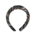 thumbnail image 4 of Unique Bargains 1 Pc Caramel Maillard Rainbow Braided Headbands Black Brown, 4 of 6