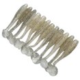 thumbnail image 2 of Appât de Ver Mou Artificiel, 12pcs 70mm / 2.9g T Queue T Queue Appât Mou Paddle Queue Appât Doux, 2 of 8