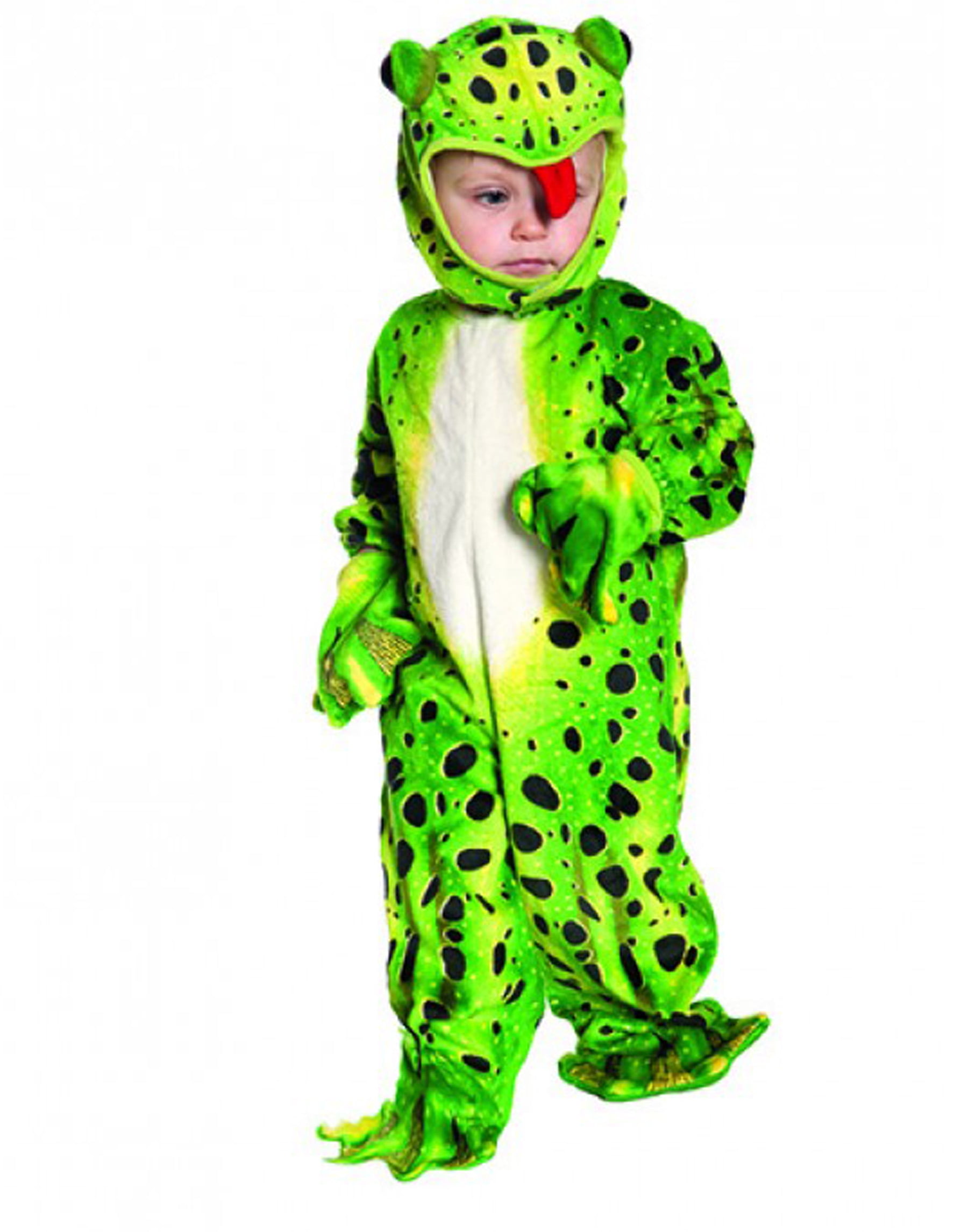 Green Frog Baby Animal Jumpsuit Toddler Halloween Costume M (1824