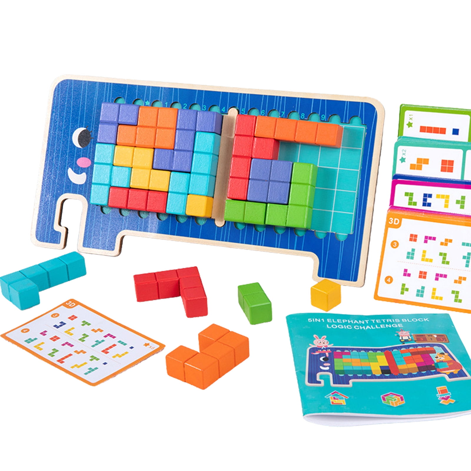 Wooden Tetris Tangram Montessoritoys Tangrams For Kids W Stem Toys 1 2 3 4 5 Yea 